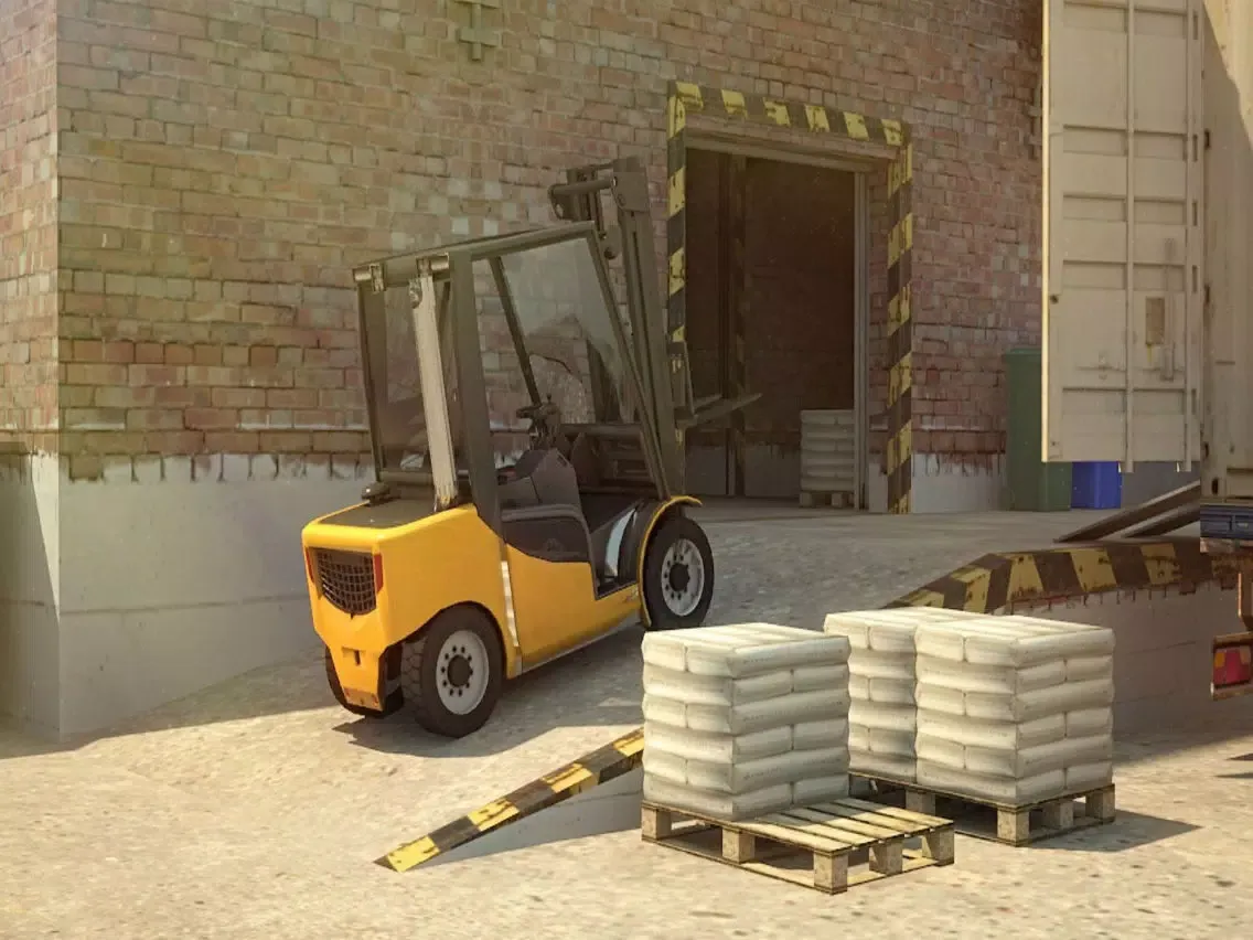 Ảnh chụp màn hình của 3D Forklift Parking Challenge iPad 