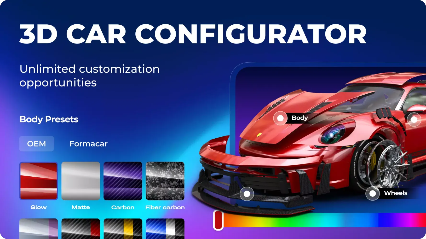 Formacar 3D Tuning, Car Editor應用截圖