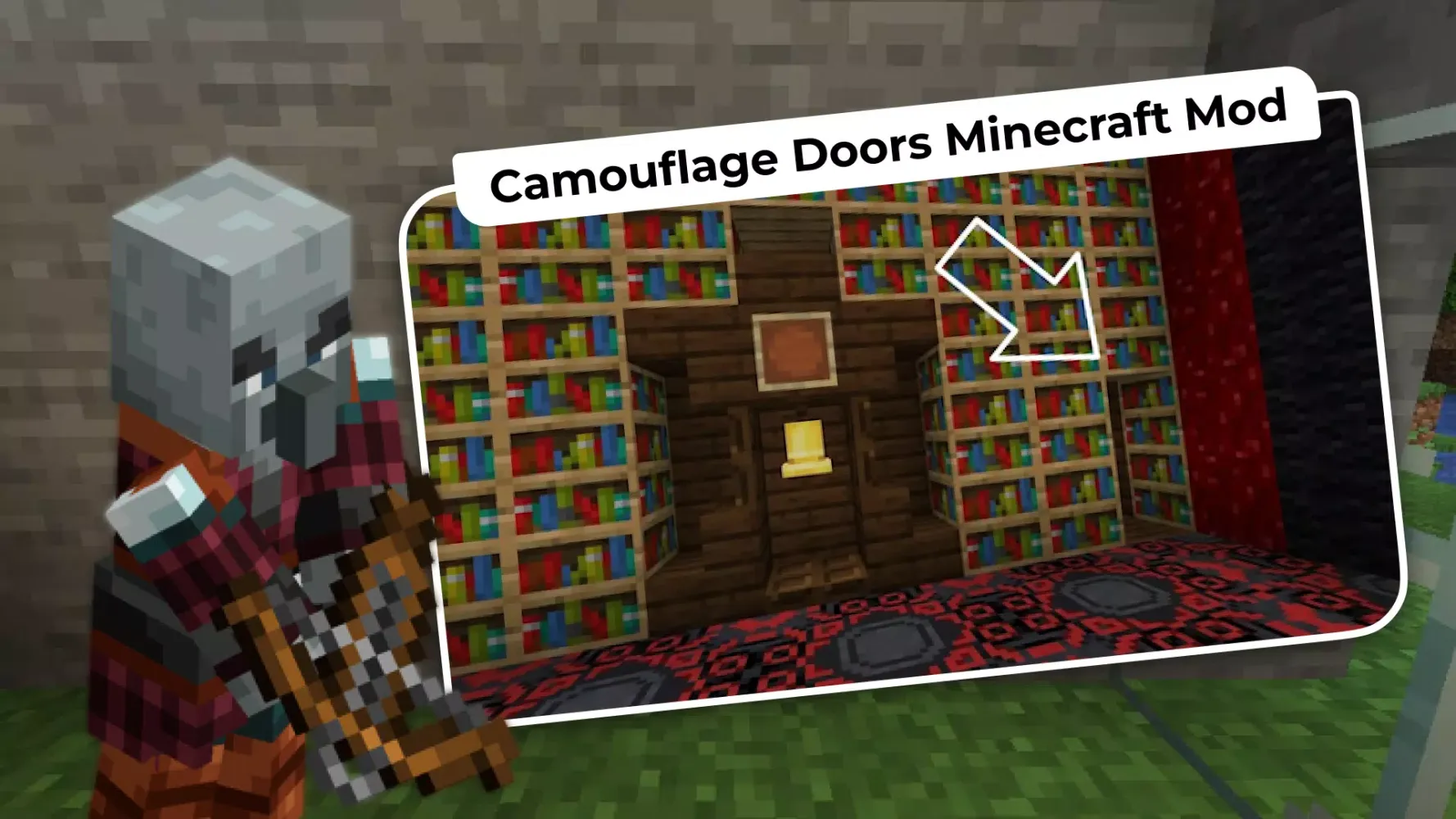 Camouflage Doors Minecraft Mod应用截图