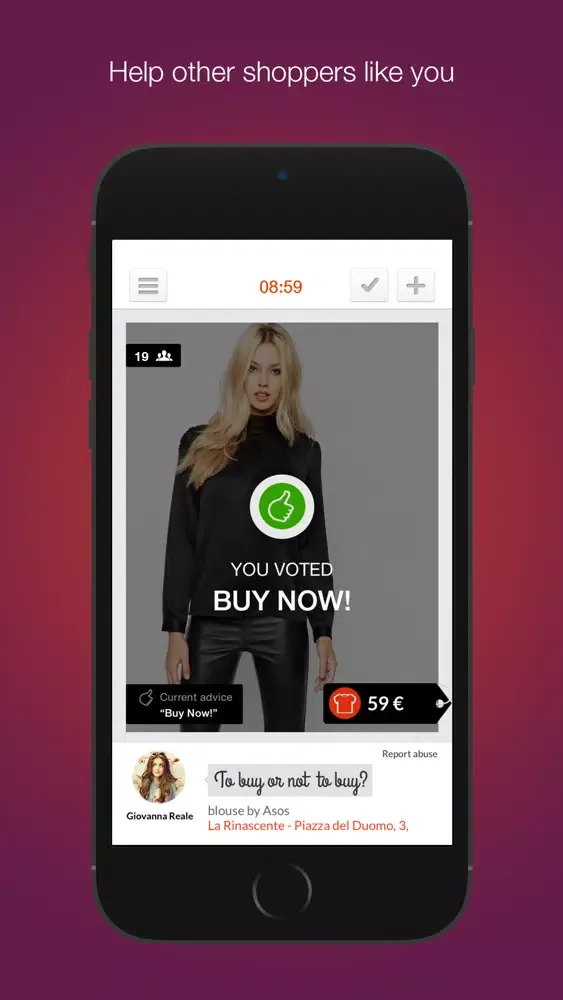 9minutes - Need shopping advice? Get instant opinions! Ekran Görüntüleri