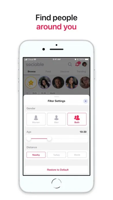 Capturas de tela do Sociable - Games & Video Chat