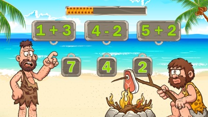 Tangkapan layar Caveman Kids Math 3