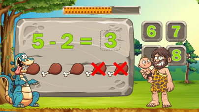 Tangkapan layar Caveman Kids Math 3