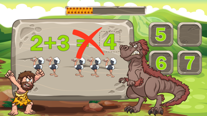Tangkapan layar Caveman Kids Math 3