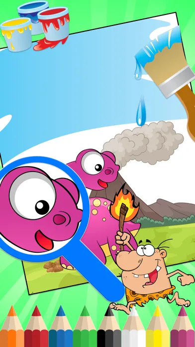 Dinosaurs world, Coloring Book سکرین شاٹس
