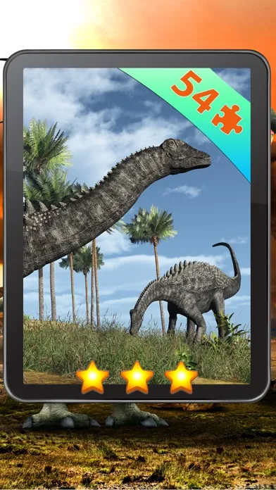The Dinosaurs Puzzles سکرین شاٹس