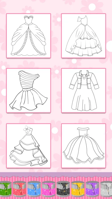 Dress up Coloring Book 2+ سکرین شاٹس