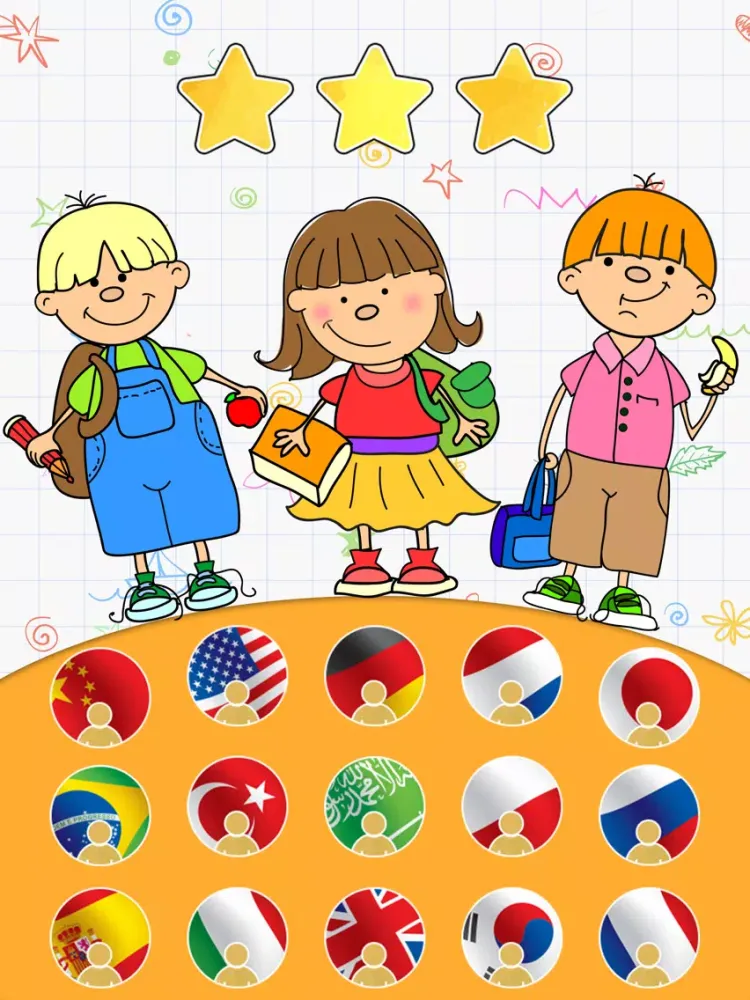Capturas de tela do Back to School Memory iPad 