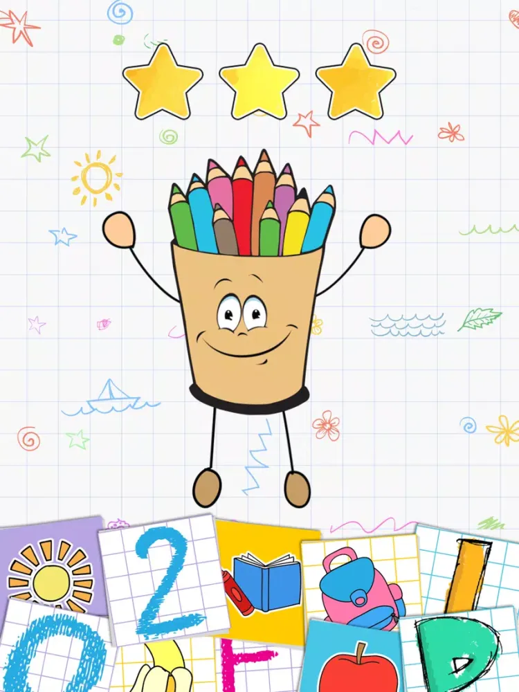 Capturas de tela do Back to School Memory iPad 