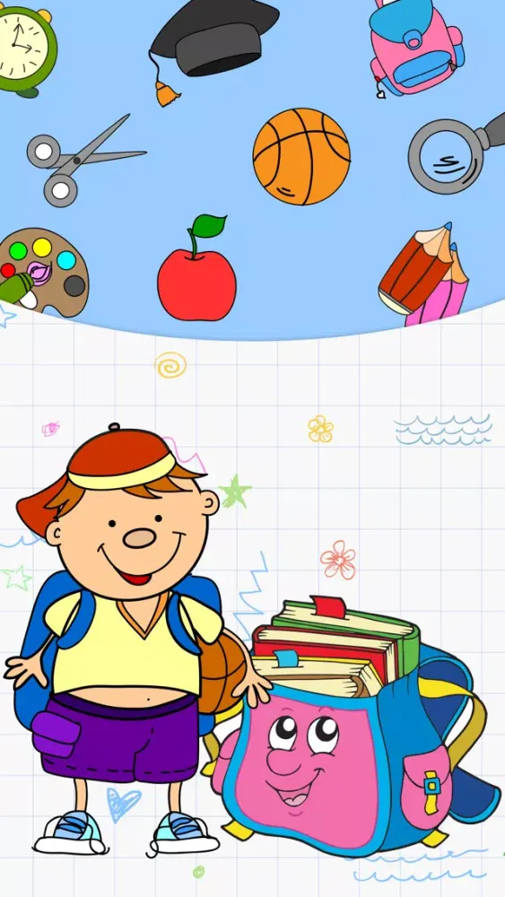 Capturas de tela do Back to School Memory