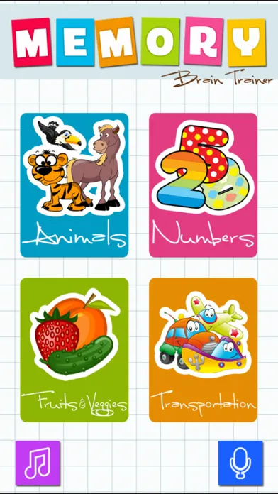 ภาพหน้าจอของ Memory Brain Trainer