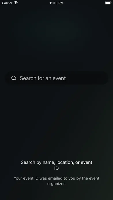 Forrester Events App Ekran Görüntüleri