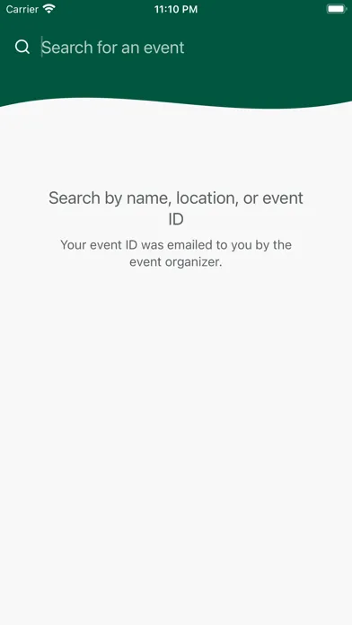 Forrester Events App Ekran Görüntüleri