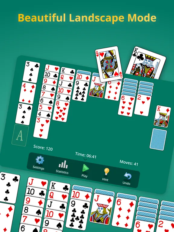 Solitaire Klondike Classic. iPad 应用截图