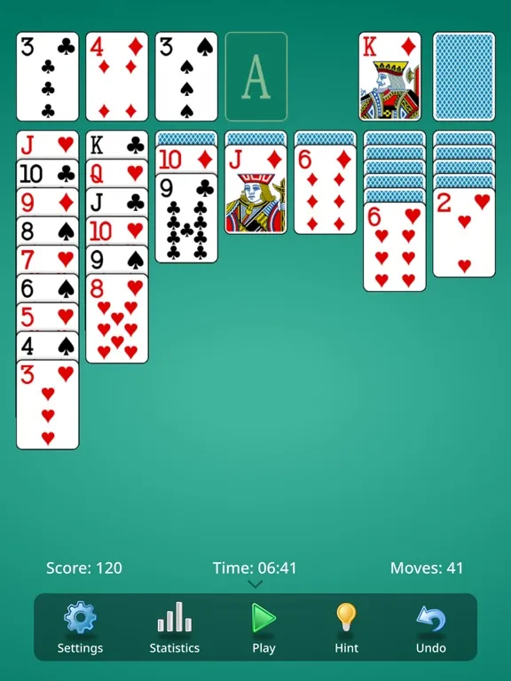 Solitaire Klondike Classic. iPad 应用截图