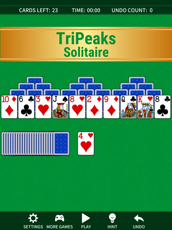 Скриншоты TriPeaks Solitaire Classic. iPad 