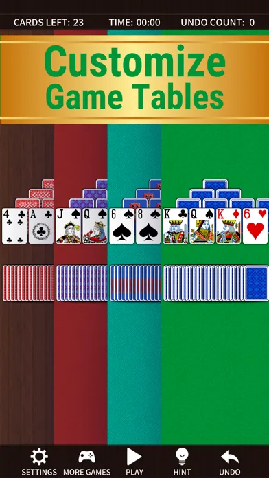 Скриншоты TriPeaks Solitaire Classic.