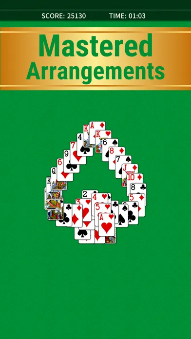 Скриншоты TriPeaks Solitaire Classic.