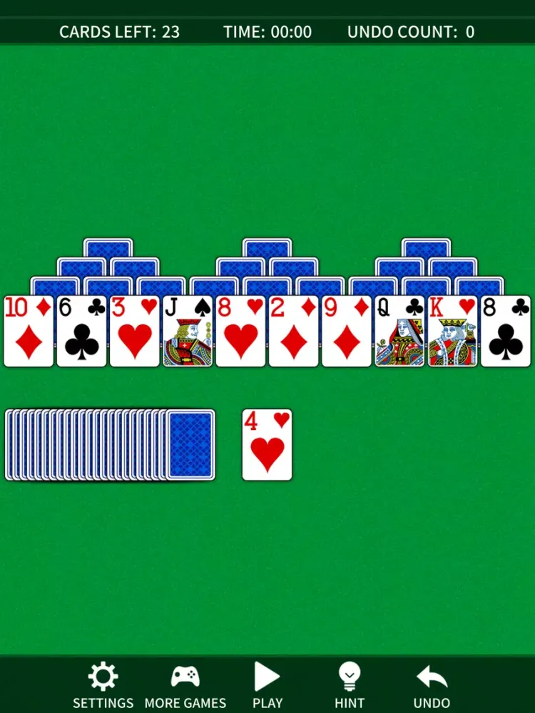 TriPeaks Solitaire Pro. iPad  Screenshots