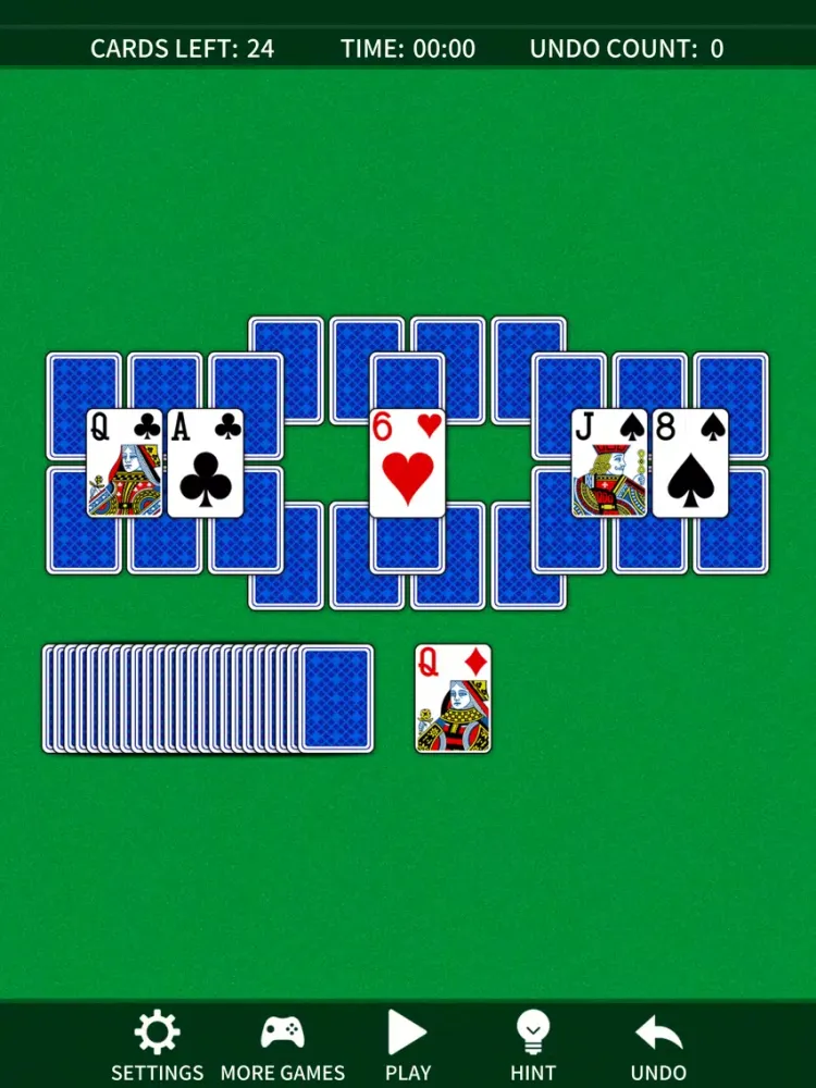 TriPeaks Solitaire Pro. iPad  Screenshots