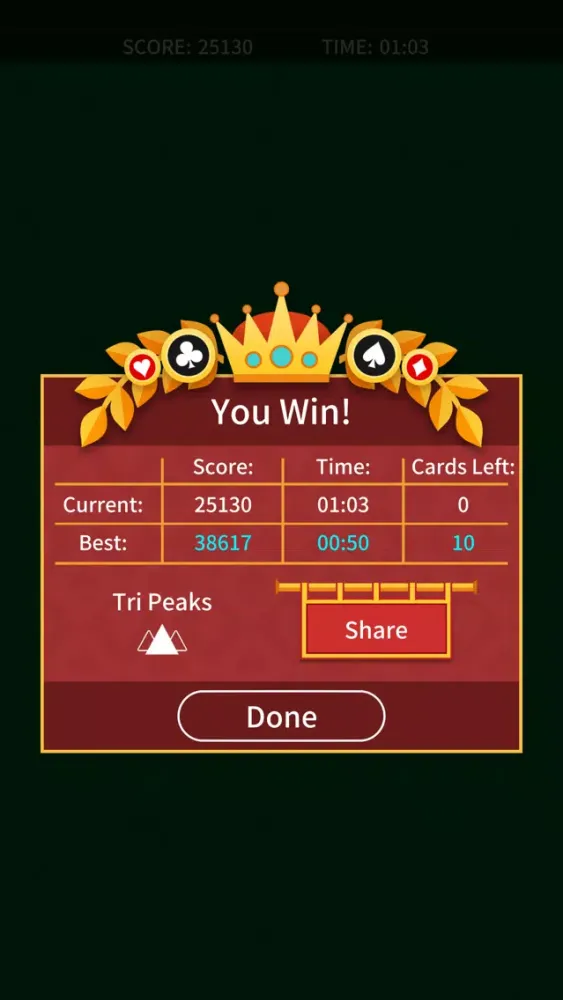 TriPeaks Solitaire Pro. Screenshots