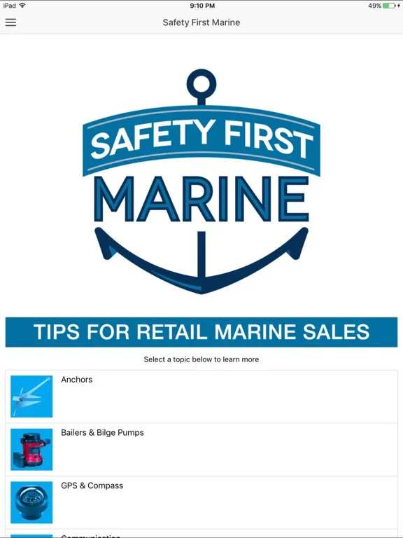Скриншоты Safety First Marine iPad 