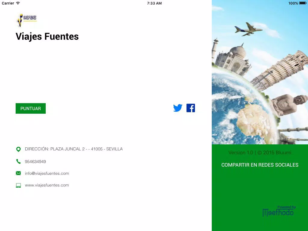 ภาพหน้าจอของ Viajes Fuentes iPad 