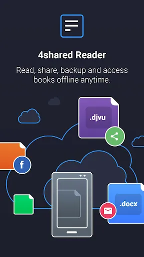 Captures d'écran de 4shared Reader