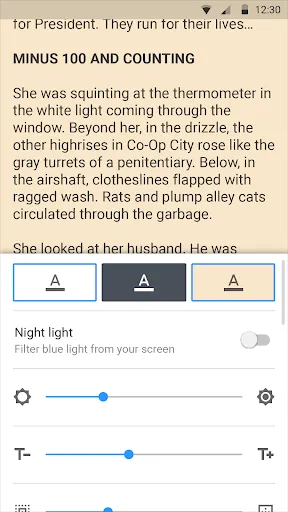 Captures d'écran de 4shared Reader