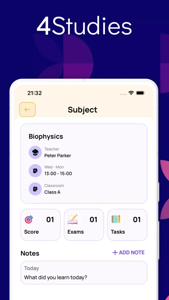 Tangkapan skrin Student Agenda with AI