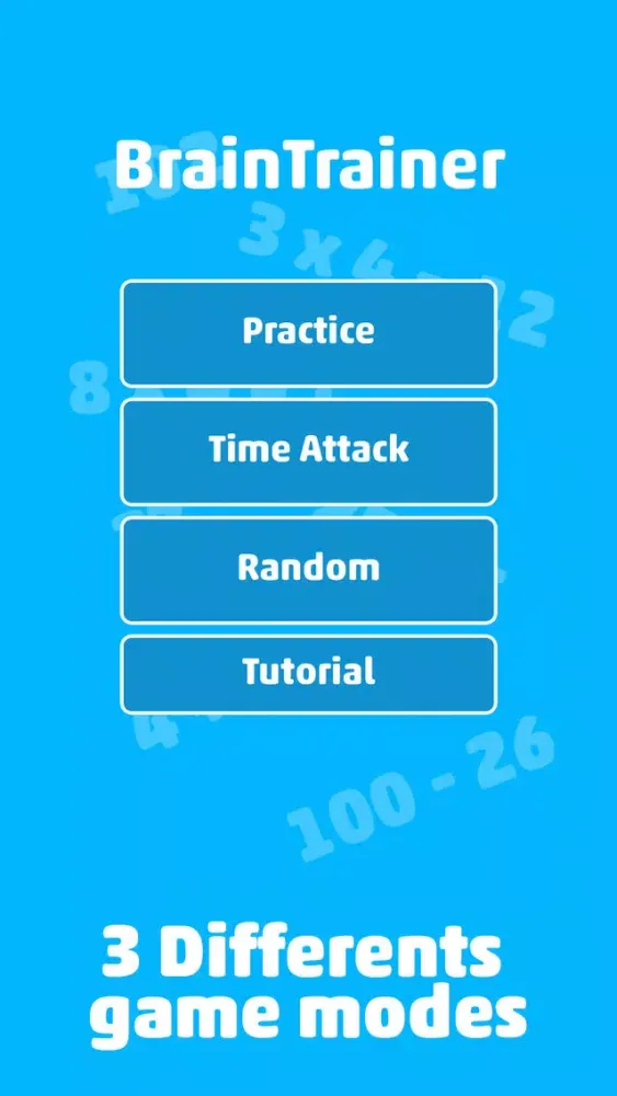 Capturas de tela do Brain Trainer - Do the maths