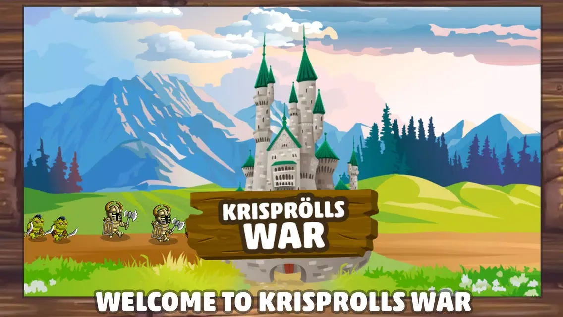 Capturas de tela do Krisprolls War