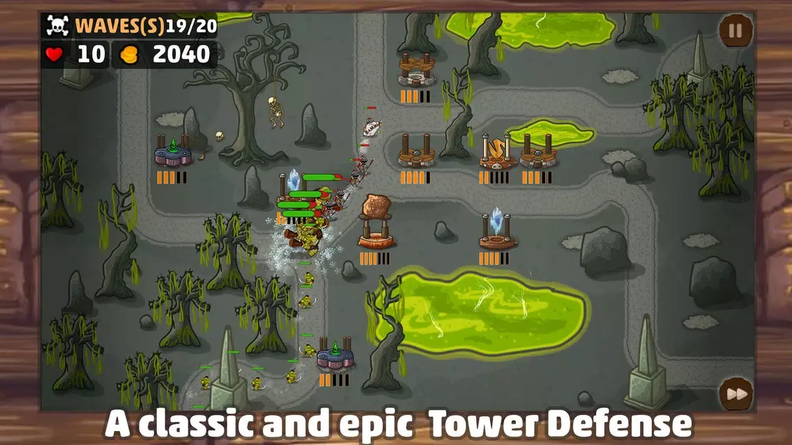 Capturas de tela do Krisprolls War