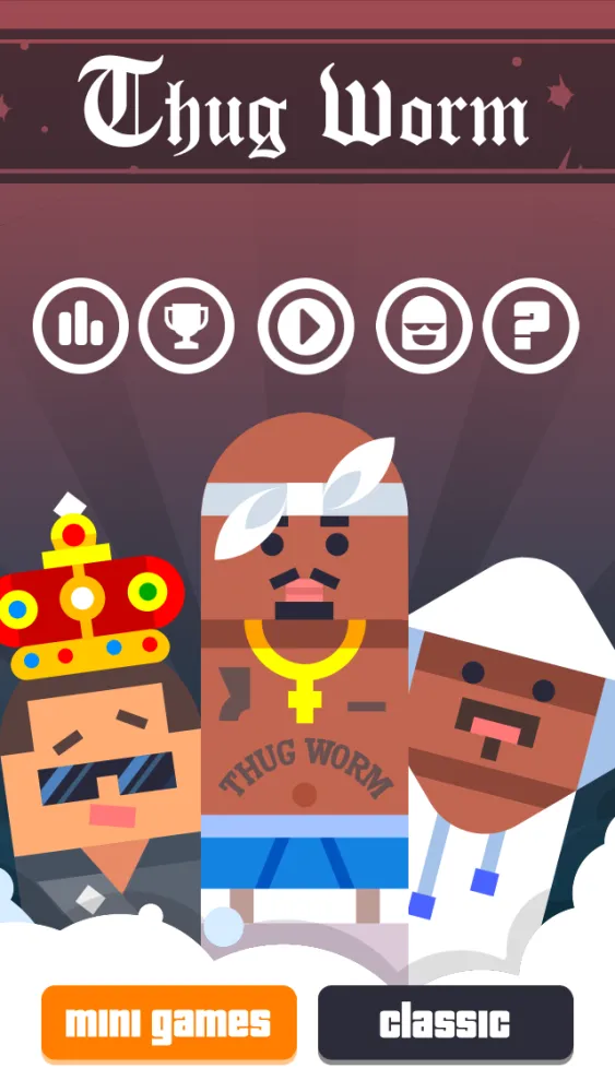 Capturas de tela do Thug Worm