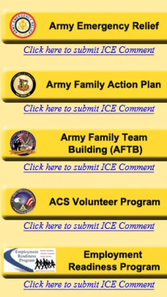 Screenshot di Fort Bragg ACS