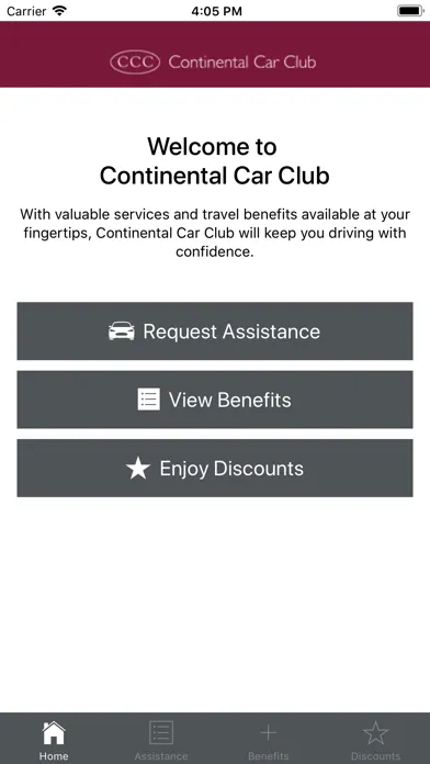 Capturas de tela do Continental Car Club