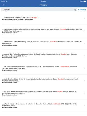 Скриншоты Leitor10 iPad 
