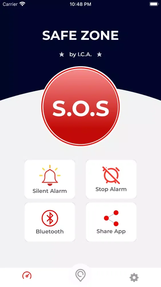 Ảnh chụp màn hình của Safe Zone SOS Alarm