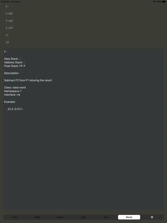 RETRO FORTH iPad 應用截圖