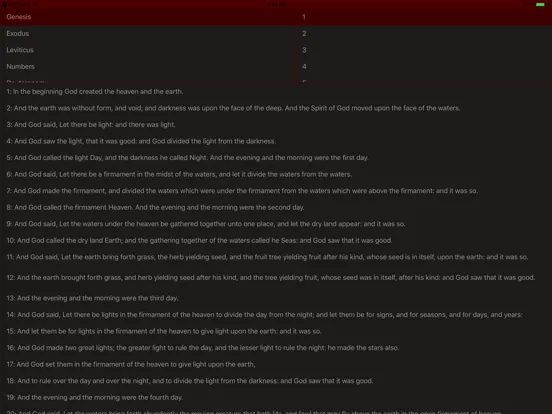 Zrzuty ekranu Paipera - Bible Reader (KJV) iPad 