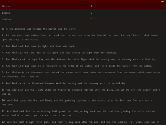 Zrzuty ekranu Paipera - Bible Reader (KJV) iPad 