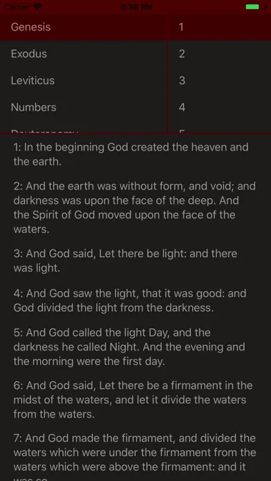 Zrzuty ekranu Paipera - Bible Reader (KJV)