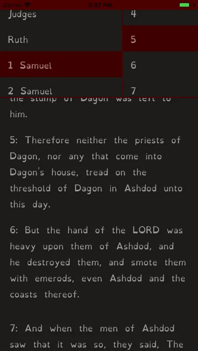 Zrzuty ekranu Paipera - Bible Reader (KJV)