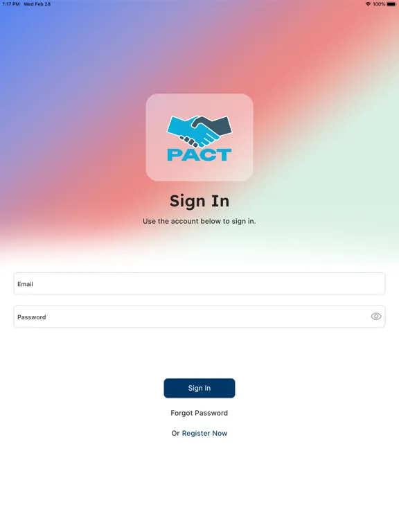 PACT - Team Management iPad  스크린샷