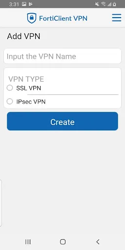 FortiClient VPN Screenshots