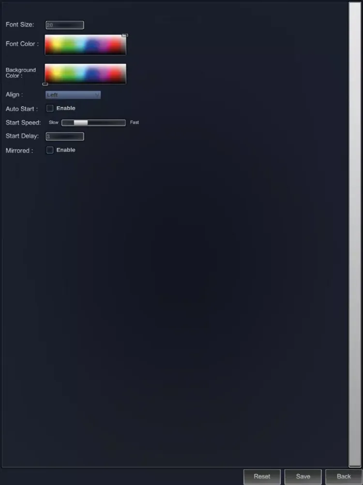 Tangkapan layar ForPrompt iPad 