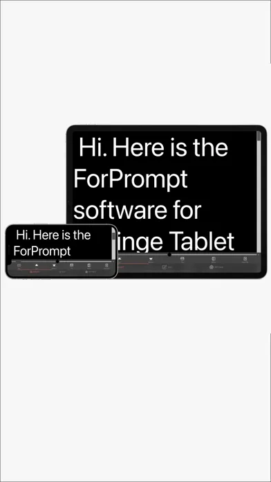 Скриншоты ForPrompt Prompter