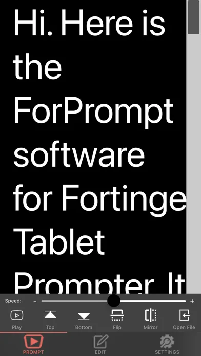 Скриншоты ForPrompt Prompter