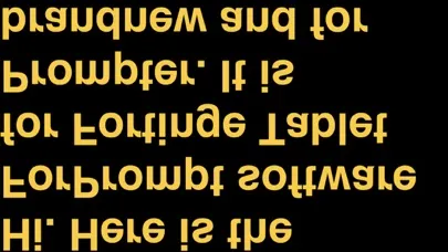 Скриншоты ForPrompt Prompter