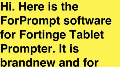 Скриншоты ForPrompt Prompter